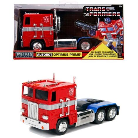 Masinuta Metalica Transformers  G1 Optimus Prime Scara 1 La 32 - imagine 9
